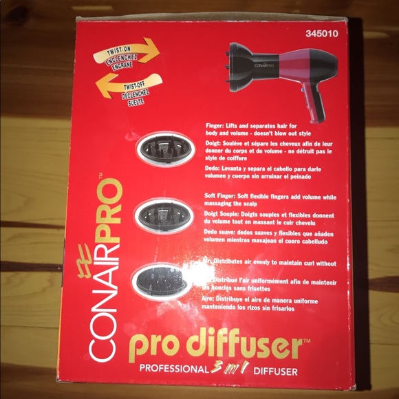 NIB Conair Pro 3 in 1 diffuser - Picture 3 of 4